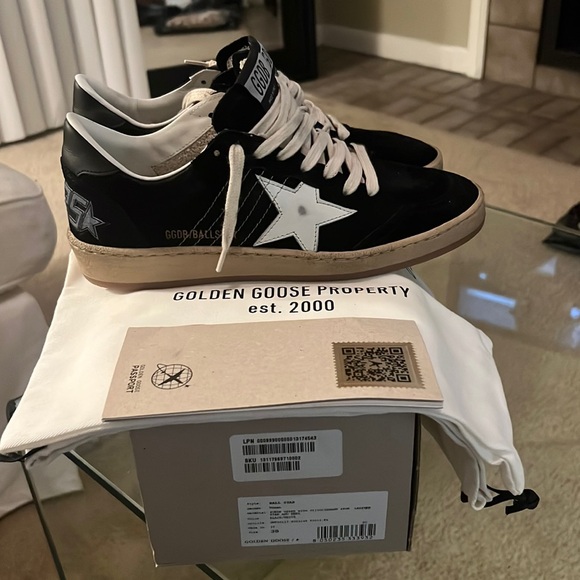 Golden Goose Shoes - Golden Goose Black and White Sneakers